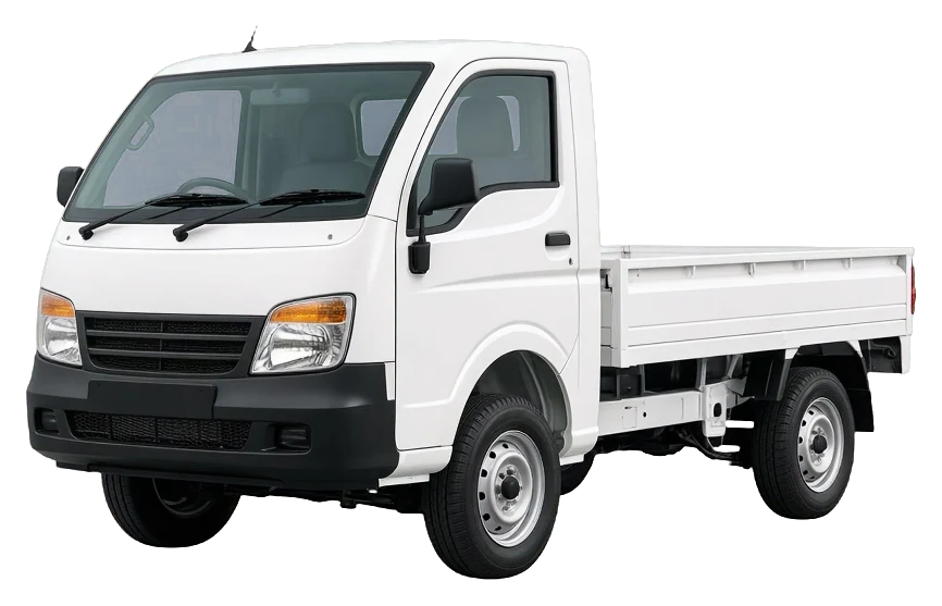 White Indian light commercial vehicle